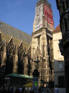 Cathedral as billboard