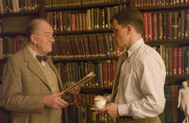 Michael Gambon and Matt Damon in The Good Shepherd