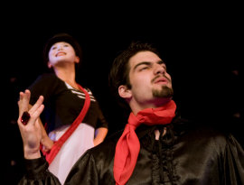 Katie McCarthy and Ben Webb in The Fantasticks