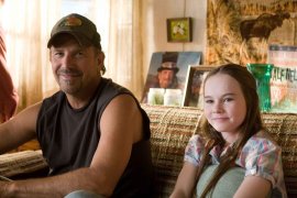 Kevin Costner and Madeline Carroll in Swing Vote