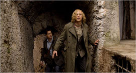 Brendan Fraser and Paul Bettany in Inkheart