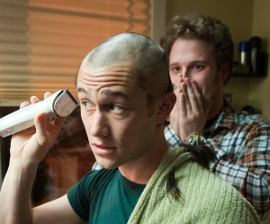 Joseph Gordon-Levitt and Seth Rogen in 50/50