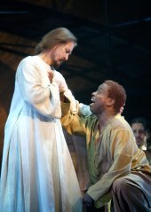 Ted Neeley and Corey Glover in Jesus Christ Superstar