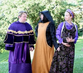 Bryan Woods, Susan Perrin-Sallak, and Grace Pheiffer in The Winter's Tale