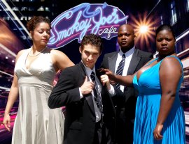 Smokey Joe's Cafe ensemble members