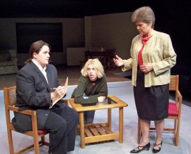 Emmalee Moffett, Amanda Landreth, and Stephanie Naab in Sylvia