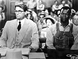 Gregory Peck and Brock Peters in To Kill a Mockingbird