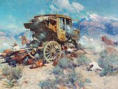 On the Salt Lake Trail by Frank Tenney Johnson