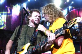 Michael Anthony and Sammy Hagar