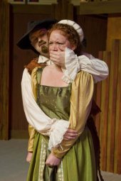 Brian Bengtson and Jennifer Altenbernd in The Taming of the Shrew