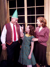 Gary Golz, Lauren Boswell, and Jennifer Sondgeroth in Miracle on 34th Street