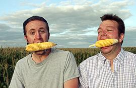 Ian Cheney and Curt Ellis in King Corn