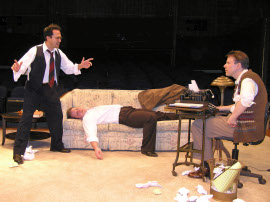 Jason Platt, Chris White, and Don Faust in Moonlight & Magnolias