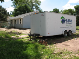 construction on Habitat home