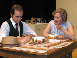 Broc Nelson and Ashley Hoskins in Crimes of the Heart