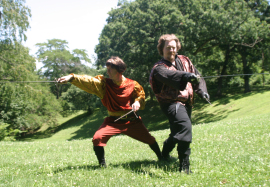 Mike King and Aaron Sullivan in Romeo and Juliet