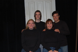 Sheri Hess, Tyson Danner, Jackie Madunic, and Larry Adams in Closer Than Ever