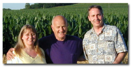 Tammy Rundle, John Palmquist, and Kelly Rundle