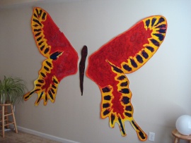 Big Notgnirray Butterfly