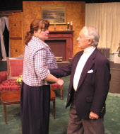 Denise Yoder and Spiro Bruskas in The Mousetrap
