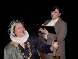 Katie McCormack and Emily Kurash in Lettice and Lovage