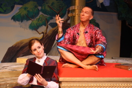 Jen Sondgeroth and Harold Truitt in Quad City Music Guild's The King & I