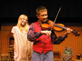 Sydney Crumbleholme and Jakob Dodd in Papa's Angels