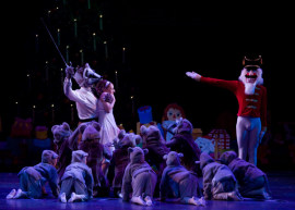 a scene from Ballet Quad Cities' 2008 production of The Nutcracker