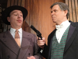 Tom Walljasper and Frank McClain in Whodunit... the Musical