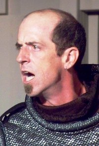 Michael King as Richard III in 2009's King Henry VI: Richard, Duke of York