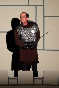 Michael King as Richard III in 2009's King Henry VI: Richard, Duke of York