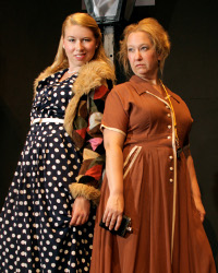 Hannah Kurth and Rachelle Walljasper in Annie