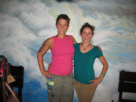 Heidi M. Sallows and Katie McGrath-Fitzgerald at 7ly Design Studio