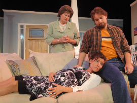 Autumn O'Ryan, Kimberly Kurtenbach, and Adam Michael Lewis in Squabbles