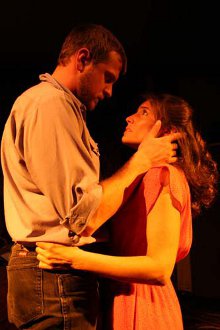Eddie Staver III and Kimberly Furness in the Curtainbox Theatre Company's Fool for Love