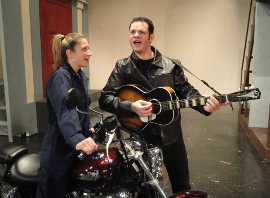 Jennifer Weingarten and Michael Karraker in All Shook Up