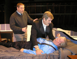 Christopher Tracy, Tom Naab, and John vanDeWoestyne in Lend Me a Tenor
