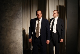 Kevin Grastorf and Paul Workman in Frost/Nixon