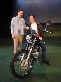 Don Denton and Courtney Crouse in Happy Days: A New Musical