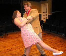 Becky McCorkle and Don Hazen in Don't Talk to the Actors