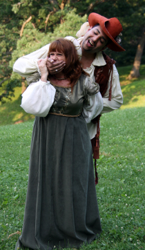 Angela Rathman and David Cabassa in The Taming of the Shrew