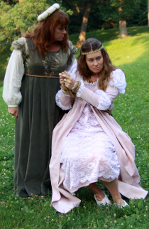 Angela Rathman and Michele Stine in The Taming of the Shrew