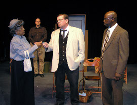 Betty Cosey, Mike Kelly, Sam Splear, and Curtis Wyatt in A Lesson Before Dying