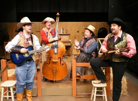 Jon Schweppe, Roger Akers, Bryan Woods, and Nicholas Wallbusser in Make Me a Cowboy