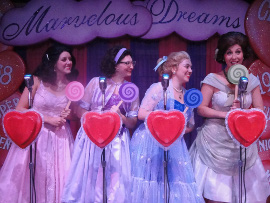 Adrienne Griffiths, Kirsten Sparks, Megan Wheeler, and Shannon McMillan in The Marvelous Wonderettes