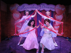 Kirsten Sparks, Adrienne Griffiths, Shannon McMillan, and Megan Wheeler in The Marvelous Wonderettes