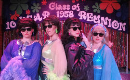 Kirsten Sparks, Shannon McMillan, Adrienne Griffiths, and Megan Wheeler in The Marvelous Wonderettes