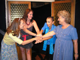 Rita Bowen, Melissa Scott, Susan Philhower, and Liz Blackwell in Sex Please, Weire 60