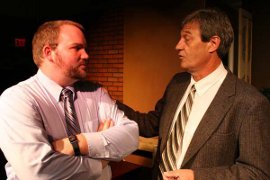 Aaron Randolph III (left), with Pat Flaherty, in 2009's Glenbgarry Glen Ross