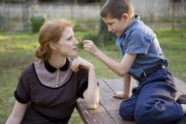Jessica Chastain and Laramie Eppler in The Tree of Life